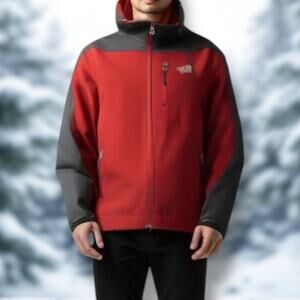 The North Face Apex Bionic Water Repellent Soft Shell‎ Fleece Lined Jacket Small